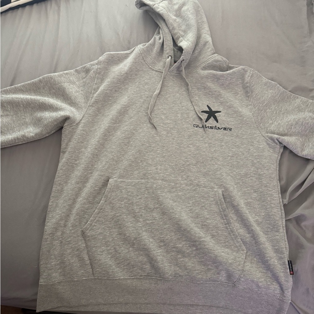 Quiksilver Light Gray Men's Hoodie